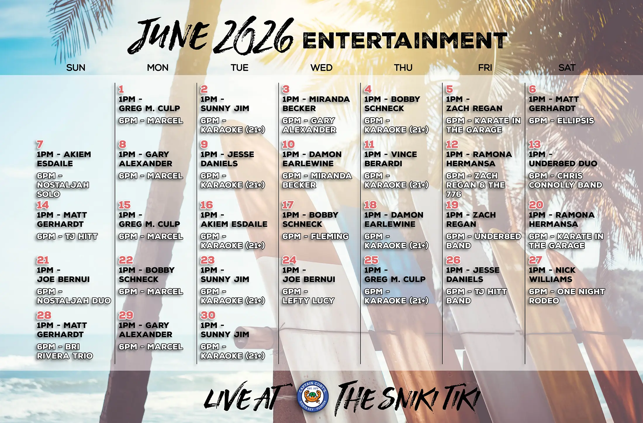 June 2026 Calendar June 2026 Calendar