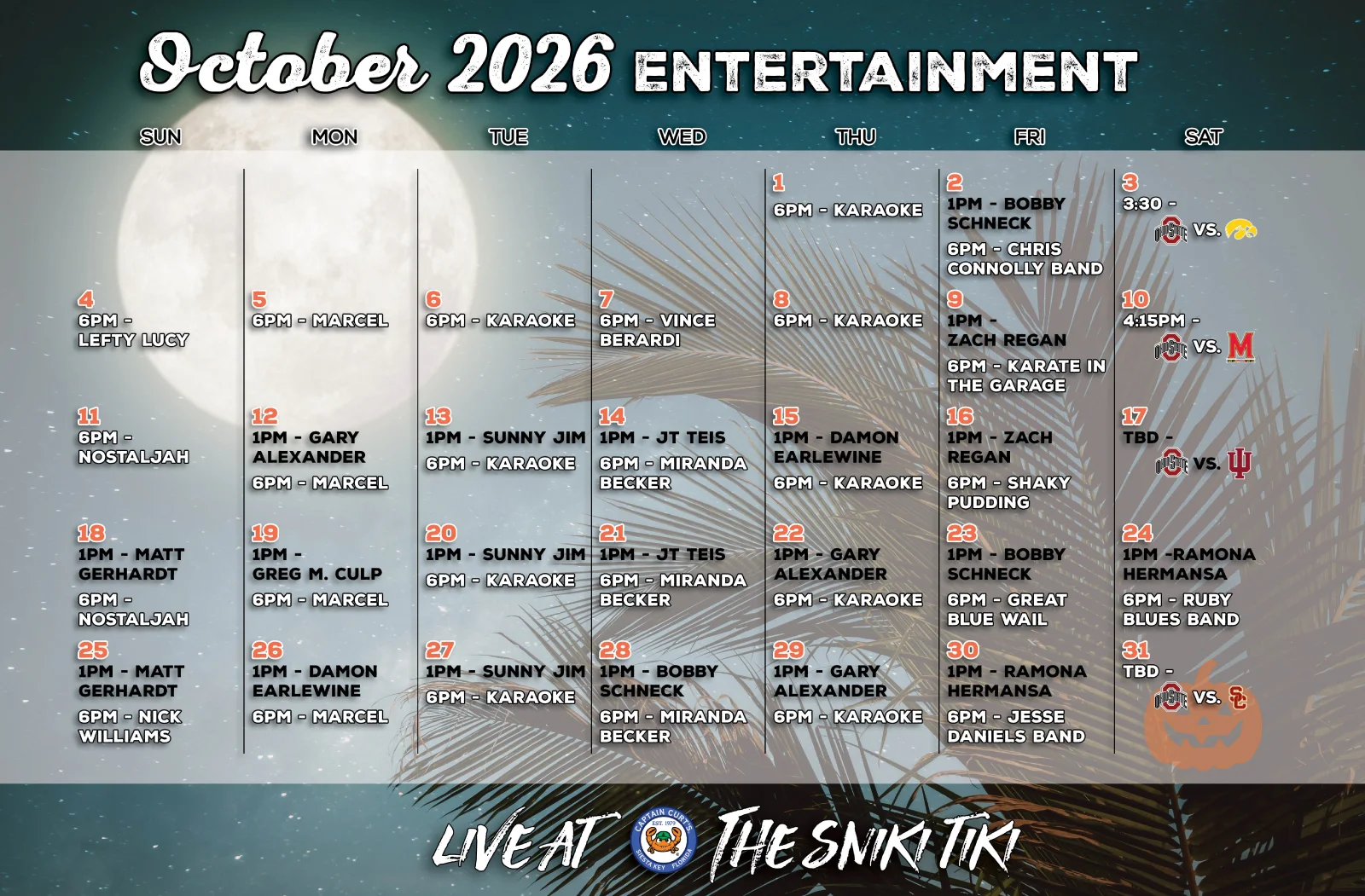 October 2026 Calendar